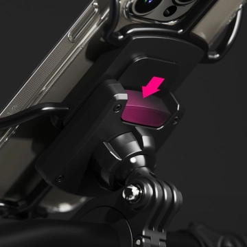 Držák na kolo Ringke Quick and Go Bike Mount na telefon, řídítka, kolo, motorku, skútr, černý