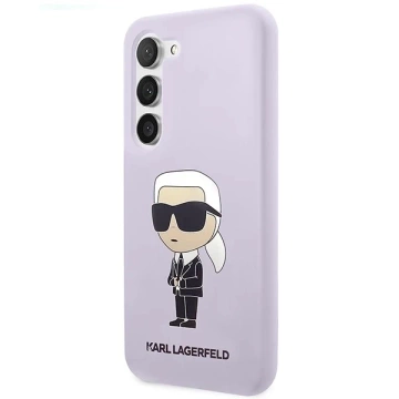 Силіконовий чохол Etui Karl Lagerfeld KLHCS23MSNIKBCU для Samsung Galaxy S23 Plus S916 Silicone Ikonik
