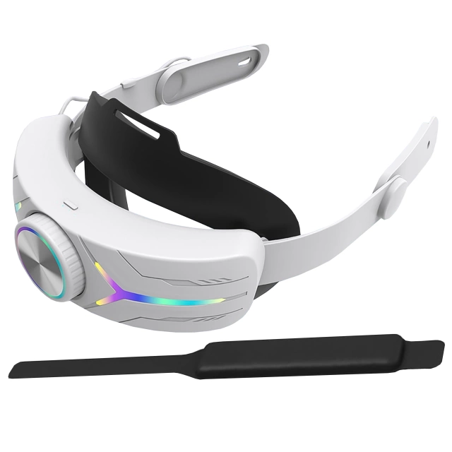 Alogy Adjustable Replacement Band Strap 12000mAh Battery for Meta Quest 3 Elite Color RGB