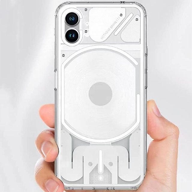 Захисний чохол кришка Alogy Hybrid Clear Case for Nothing Phone 1 Прозорий