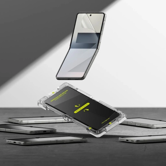 Folia Ringke Dual Easy Pro 2-Pack Galaxy Z Flip 7 Clear Wewnętrzna