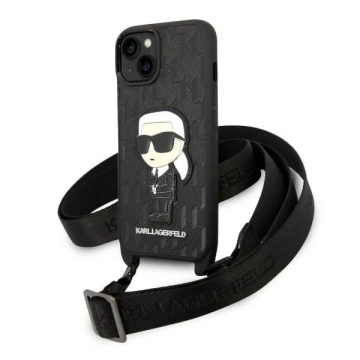 Etui Karl Lagerfeld KLHCP14SSTKMK для Apple iPhone 14 6,1" Hardcase Monogram Ikonik Patch
