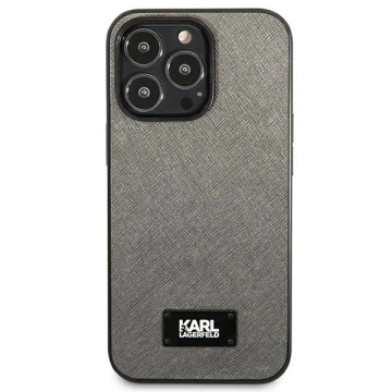 Etui Karl Lagerfeld KLHCP13LSFMP2DG do iPhone 13 Pro / 13 6,1" hardcase Saffiano Plaque