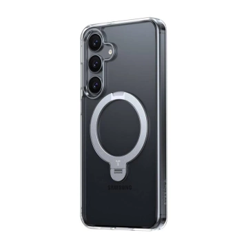 Priehľadný kryt pre Samsung Galaxy S25 od Torras Ostand Spin Series