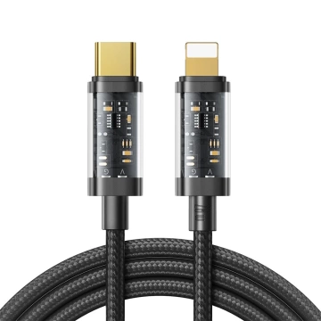 Кабель Joyroom USB Type C - Lightning PD 20W 1.2m чорний (S-CL020A12-black)