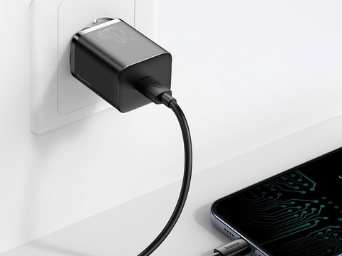 Baseus Super Si Quick Charger 1C 20W čierna nabíjačka