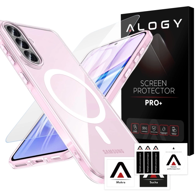 Puzdro pre Apple iPhone 16 Pro Max Alogy Anti-Shock Hybrid Case pre MagSafe Transparent