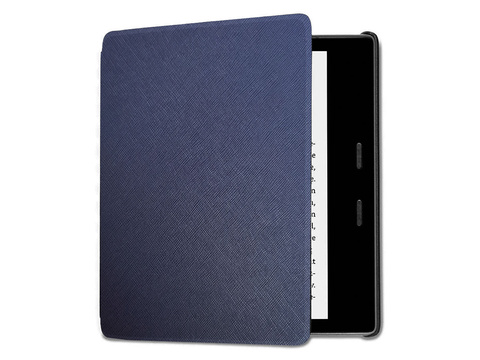 Alogy Slim Leather Smart Case pro Kindle Oasis 2/3 tmavě modrá
