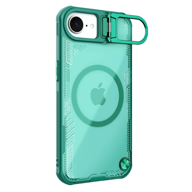 iPhone 16e Case Nillkin Iceblade MagSafe Stand Green
