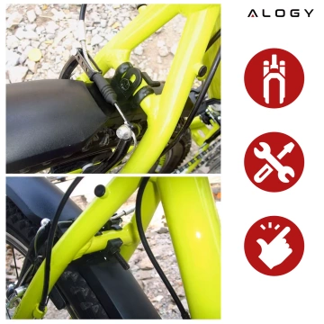 Plošinové pedály pro MTB kola, hliník 9/16" Černá hliníková sada [2 ks]