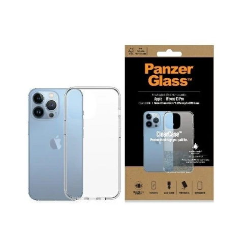 Kryt na iPhone 13 Pro PanzerGlass ClearCase antibakteriální, vojenské kvality
