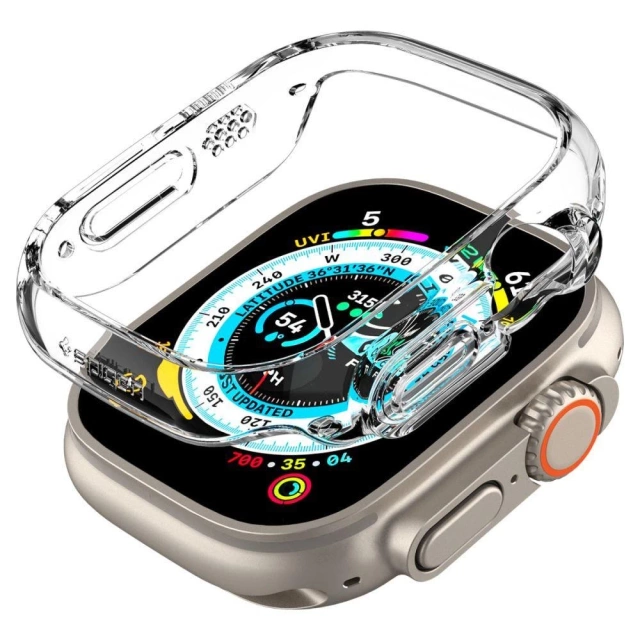 Etui ochronne Spigen Thin Fit pre Apple Watch Ultra 49 mm Crystal Clear
