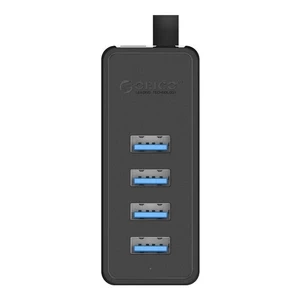 Adapter-Hub Orico W5P-100 USB auf 4x USB 3.0 Schwarz