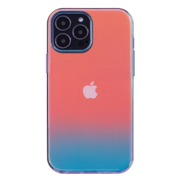 Kryt Aurora Case pre iPhone 13 dúhový gélový kryt zlatý