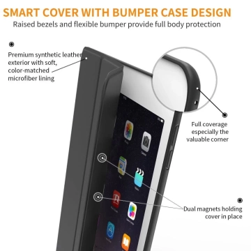 Tech-protect smartcase na ipad 9.7 2017/2018 black