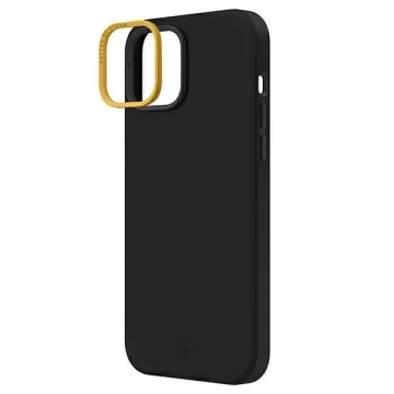 Чохол UNIQ Lino для iPhone 14 Plus 6.7" black/midnight black