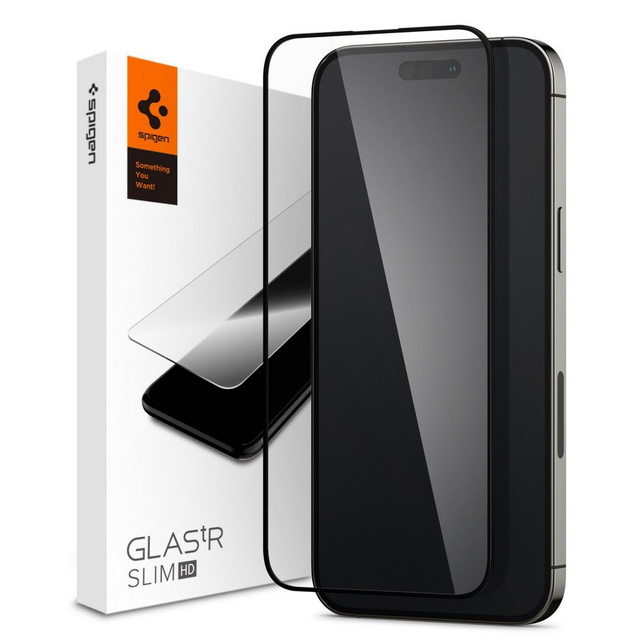 Чохол Spigen Glass FC для Apple iPhone 14 Pro Black
