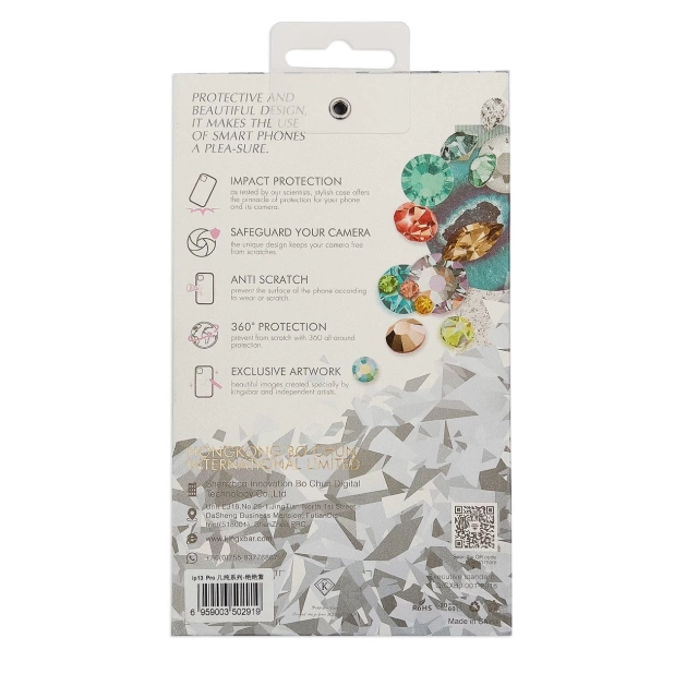 Чохол Kingxbar Plain Series для iPhone 13 Pro Silicone Cover Grey