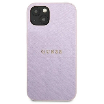 Etui Guess GUHCP13SPSASBPU do Apple iPhone 13 Mini 5,4" fioletová/fialová Saffiano Hot Stamp