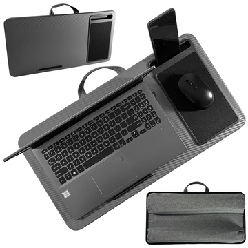 Laptop table stand phone holder mouse pad for bed Alogy portable desk with pillows