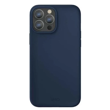 UNIQ pouzdro Lino iPhone 13 Pro Max 6,7" modrá / námořní modrá