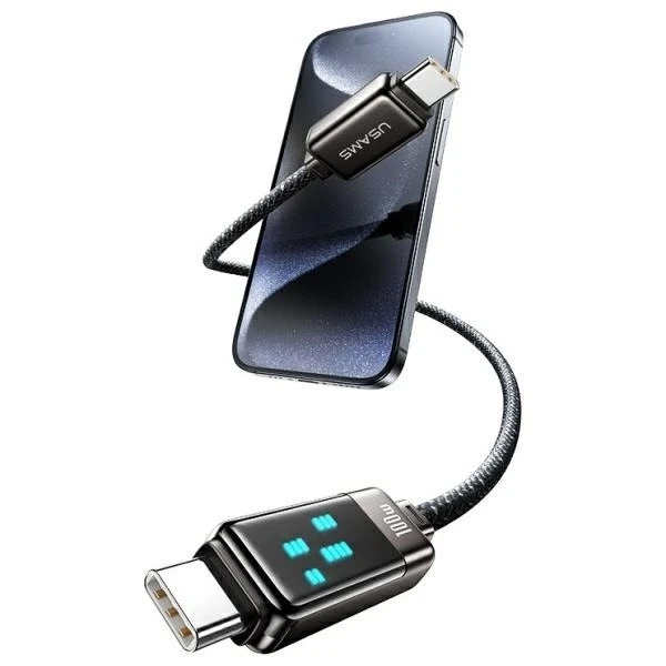 SAMS Kabel USB-C auf USB-C 100W 1,2m – Meteor Series