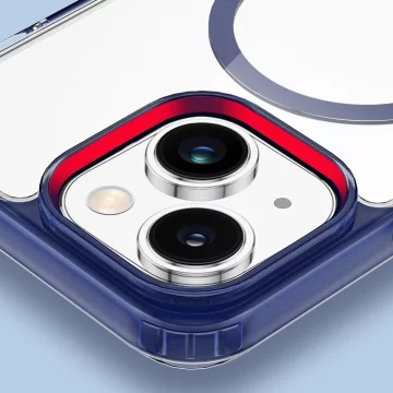 Dux Ducis Clin2 case iPhone 14 Plus Magnetic MagSafe case blue