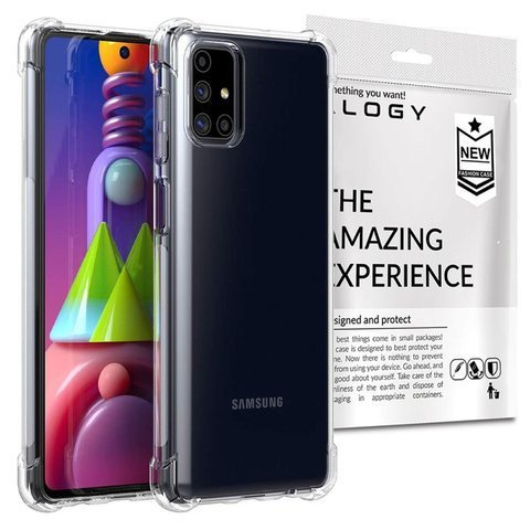 Броньований чохол ShockProof Alogy для Samsung Galaxy M51 прозорий