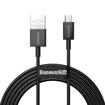 Kábel USB do micro USB Baseus Superior Series, 2A, 2m (černý)