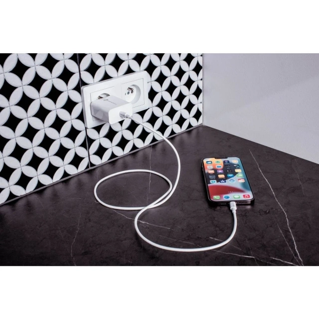 Nabíječka Forcell 20W USB-C PD QC 4.0 Lightning kabel pro iPhone 12 13 14