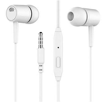 Kabelgebundener Alogy In-Ear-Ohrhörer Stereo mit miniJack White-Anschluss