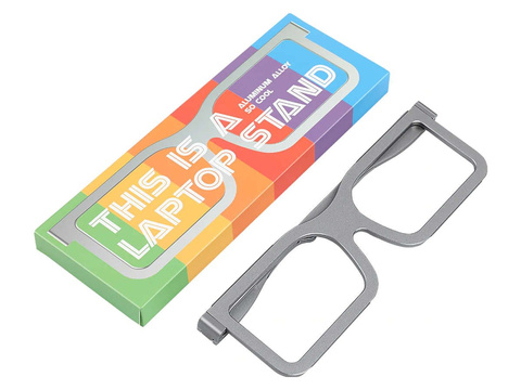 Podstawka uchwyt Alogy okulary pod Laptop tablet 15.6 cali Szary