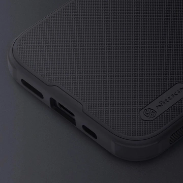 Vyztužený obal Nillkin Super Frosted Shield Pro pro iPhone 15 Pro - černý