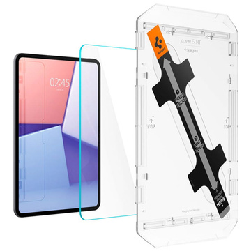 Tvrdené sklo pre iPad Pro 11" M4 5gen 2024 Spigen Glas.TR "EZ FIT" Číre s montážnym rámikom [1 ks]