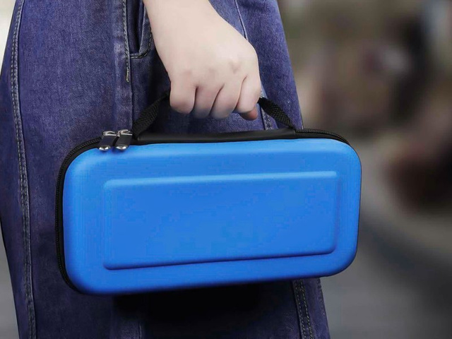 Alogy case case for Nintendo Switch console Blue 02 Glass