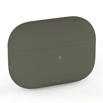 Protective case for UNIQ earphones case Lino for Apple AirPods Pro Silicone grey/grey moss