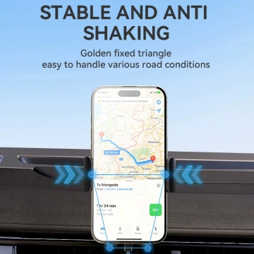 Uchwyt Wozinsky WUMID z Ładowarką Indukcyjną 15W do Auta Czarny