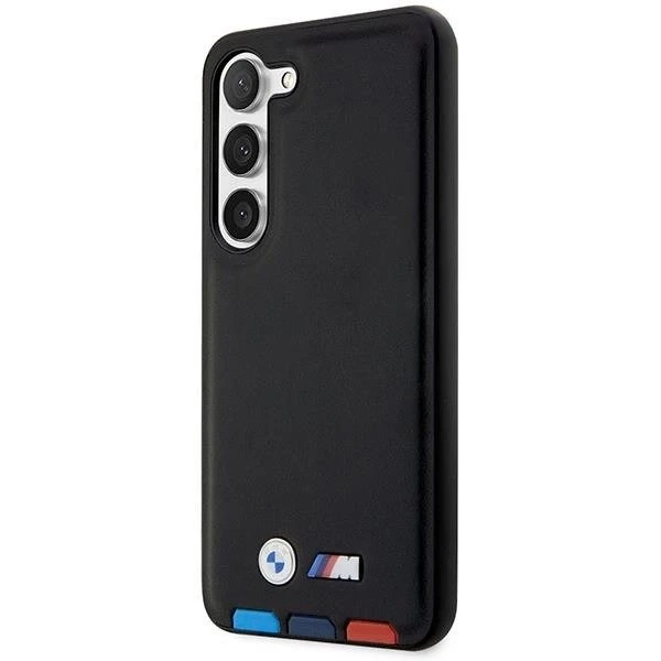 Pouzdro BBMW pro Samsung Galaxy S23 Plus Leather Stamp Tricolor black