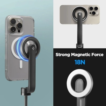 Selfie Stick Spigen S580W MagSafe Bluetooth Phone Holder Photo Remote Control Black