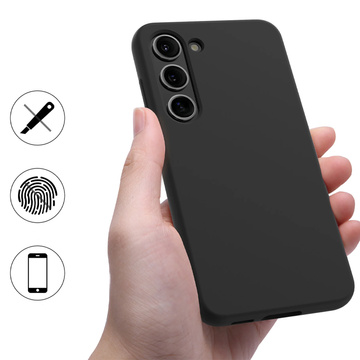 Etui na telefon do Samsung Galaxy S23 5G - 3mk Matt Case black