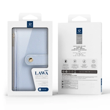 Шкіряний чохол Samsung Galaxy S25 Dux Ducis Lava Blue