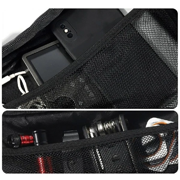 WILDMAN ES19 Bike Frame Case Pannier 3L Waterproof Black