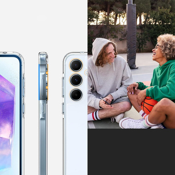 Etui Spigen Ultra Hybrid для Samsung Galaxy A35 5G Crystal Clear