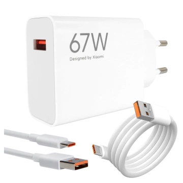 Xiaomi originálny USB - USB-C kábel typu C silný rýchly 120W PD 6A 1M drôt Biely