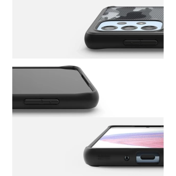 Ringke Fusion Matte case cover with a gel frame for Samsung Galaxy A73 black