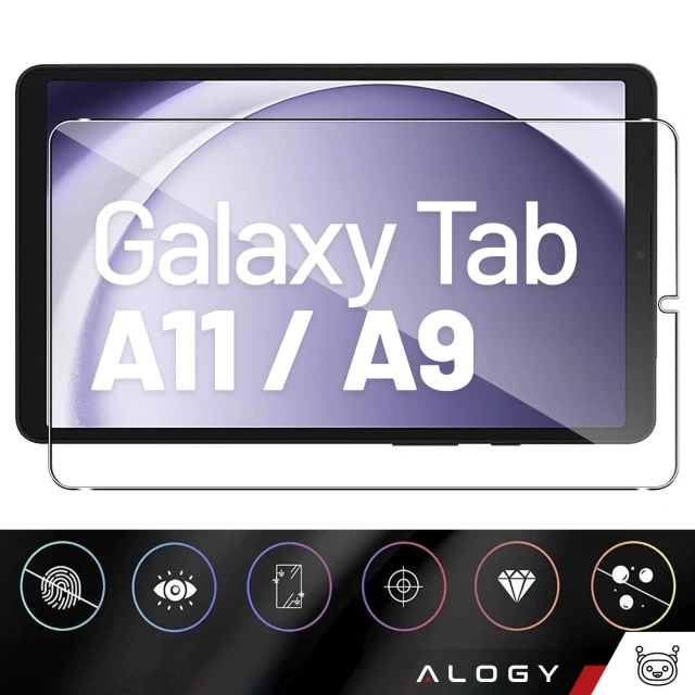 Tempered glass for Samsung Galaxy Tab A9 2023 8.7" 2gen X110 / X115 for Alogy Screen Protector Pro 9H