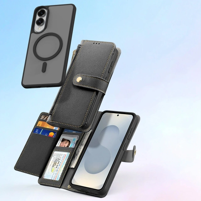 Samsung Galaxy S25 Edge Schwarze Hülle Lawa MagSafe Schwarz