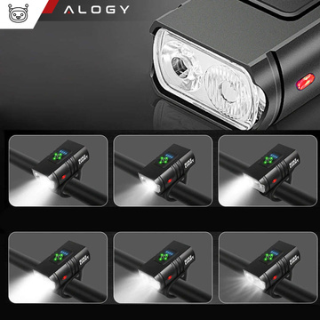 Přední světlo na kolo, voděodolné Alogy, světlo LED, osvětlení na kolo 800 LM