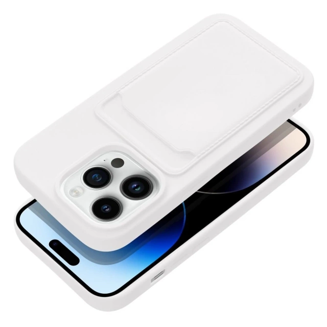 POUZDRO NA KARTY pro IPHONE 14 PRO bílé