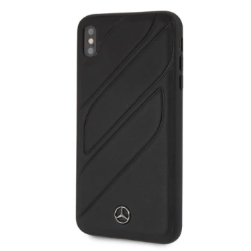 Ochranné puzdro Mercedes MEHCI65THLBK pre Apple iPhone XS Max čierno/čierne pevné puzdro New Organic I